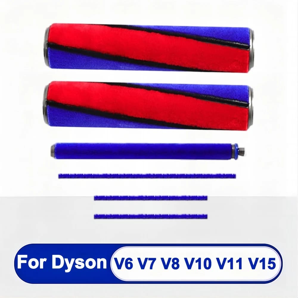 Original Soft Roller Brush For Dyson V6 V7 V8 V10 V11 Vacuum Cleaner Accessories Velvet Floor Brush Roller Core Main Brush Core