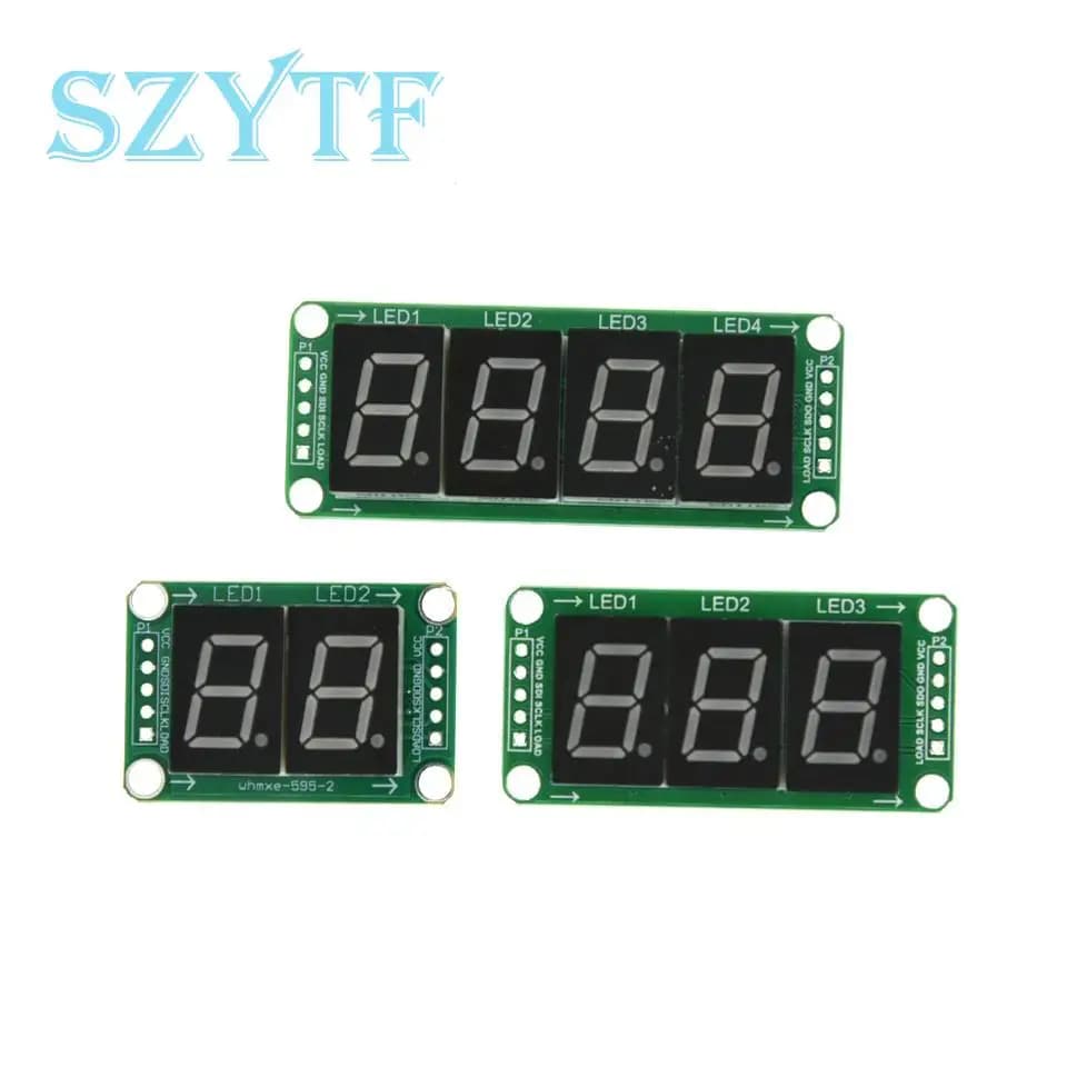 74HC595 2/3/4 Digits 2-Segment Digital Tube Display Static Drive Module Can Be Seamlessly Connected In Series With 0.5-inch 