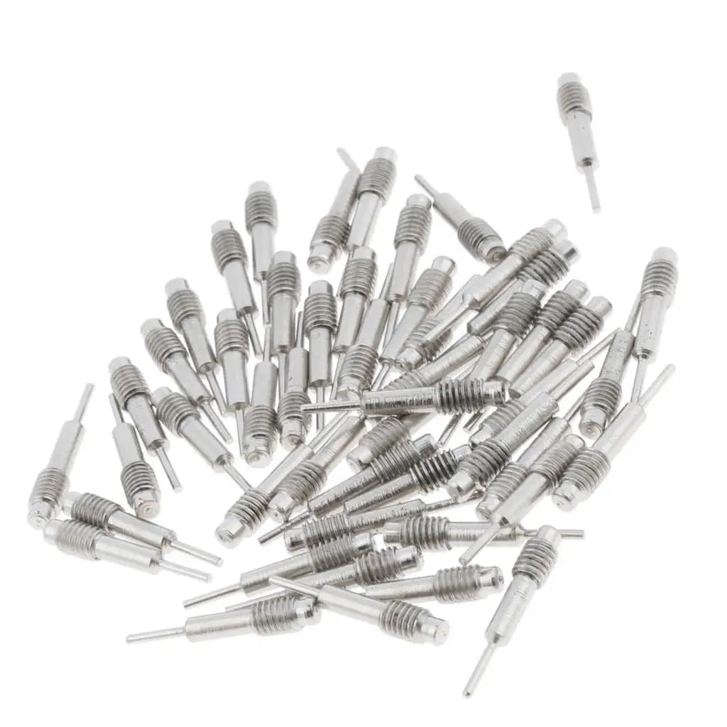 50pcs Metal Watch Chain Link Remover Punch Pins Set for Watchmakers