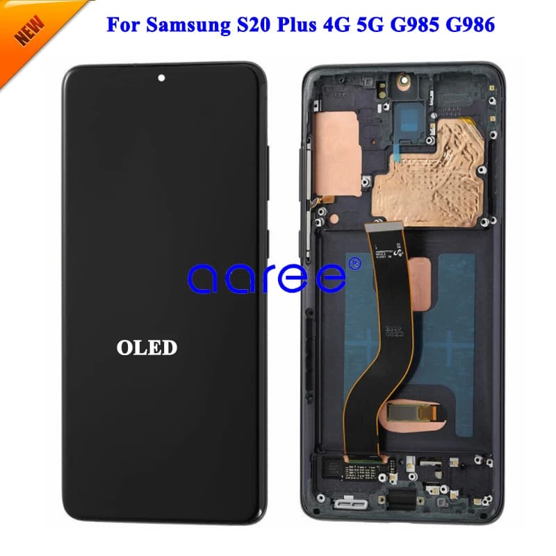 AMOLED OLED LCD Screen For Samsung S20 Plus For SAMSUNG S20 Plus G985F Disaplay LCD Screen Touch Digitizer Assembly