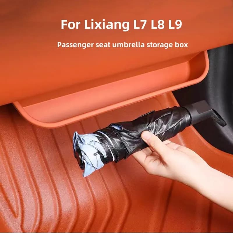 Car Passenger Umbrella Storage Box Glove Box Under Storage Box For Leading Ideal Lixiang L7 L8 L9 2022 2023