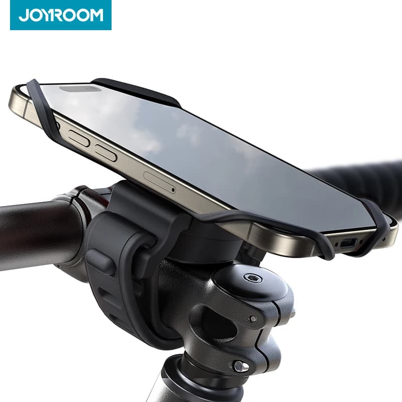 Joyroom Bike Phone Mount Holder Universal Cell Phone Mount for 4-7" Phone Handlebar Mount for Bicycle Motorcycle Scooter ATV