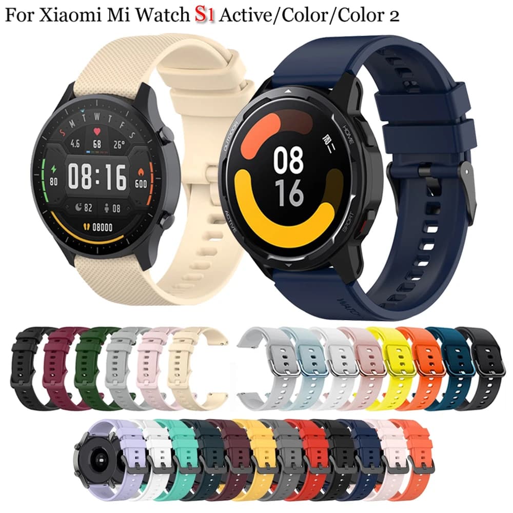 22mm Watch Band For Xiaomi Watch s1/s1 Active S3/S4 Strap Replacement Strap For Xiaomi Mi Watch Color 2/2 pro Watchbands