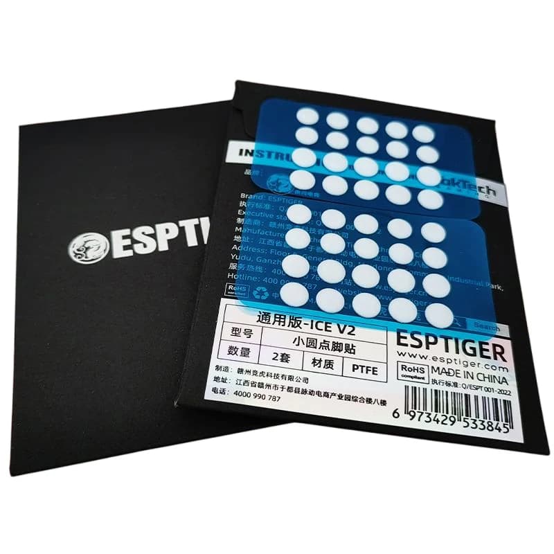 Esports Tiger Mouse Skates Feet ICE Version Curve Edge Universal DIY Dots for Gaming Mouse