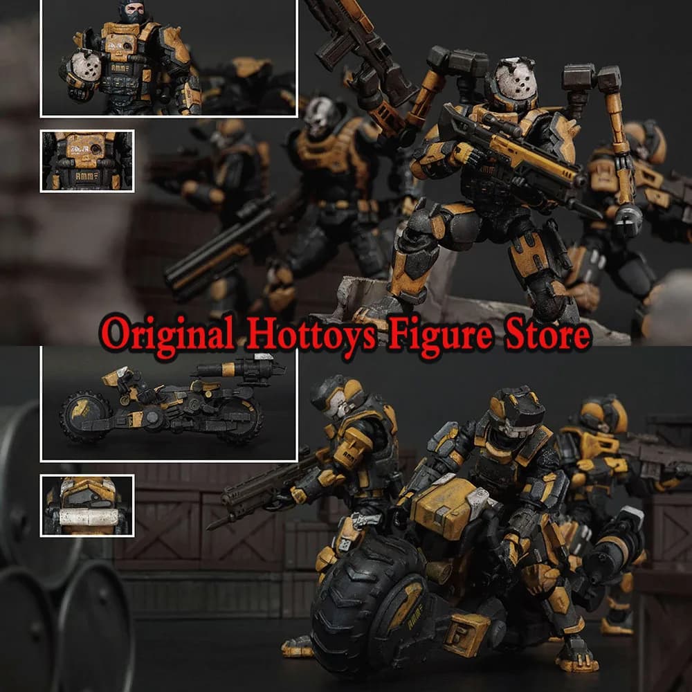 Acid Rain War FAV-A72-75 1/18 Mason Yellowjacket Captain Vespid Vanguard Swiftwing Spider MKL2a About 3.75'' Action Figure Doll