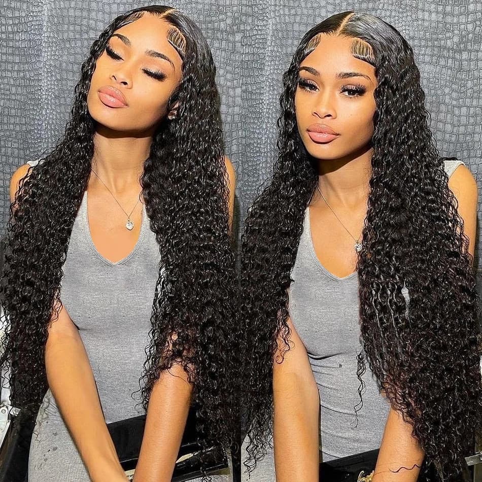 13x4 Deep Wave Lace Wigs For Women Human Hair 5x5 Lace Closure Wig 30 32 34 Inch 13x6 Lace Frontal Wig Deep Wave Frontal Wig