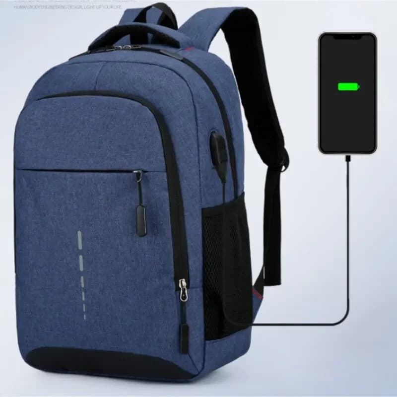 Men's Backpack Large Capacity Simple Fashion Travel Female Student Computer Bag Travel Shoulder Bag