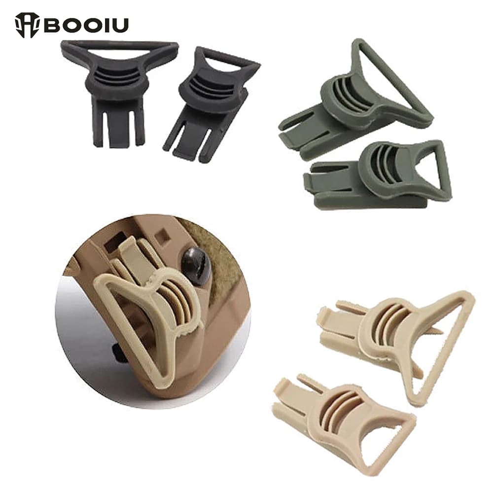 BOOIU Tactical Rail Goggles Buckle Adapter FAST MICH Tactical Helmet Multifunctional ARC Rail Goggles Buckle Helmet Accessories