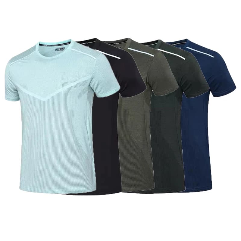 Men Compression Running Short Base T Shirt Male Fitness Sport Basketball Football Gym Camping Hiking Riding Tee Clothes B19