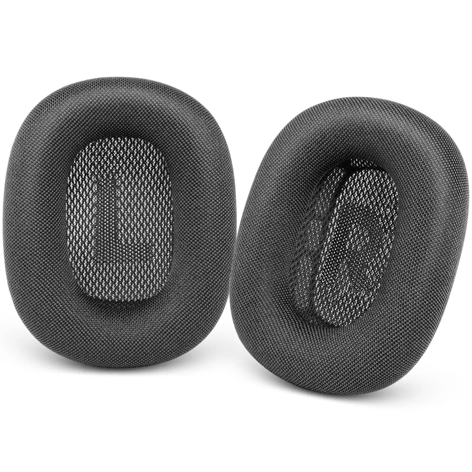 Replacement Ear Pads for AirPods Max Headphone Breathable Mesh Fabric Earpads Covers with Magnet Ear Pads Repair Part(Dark Grey)
