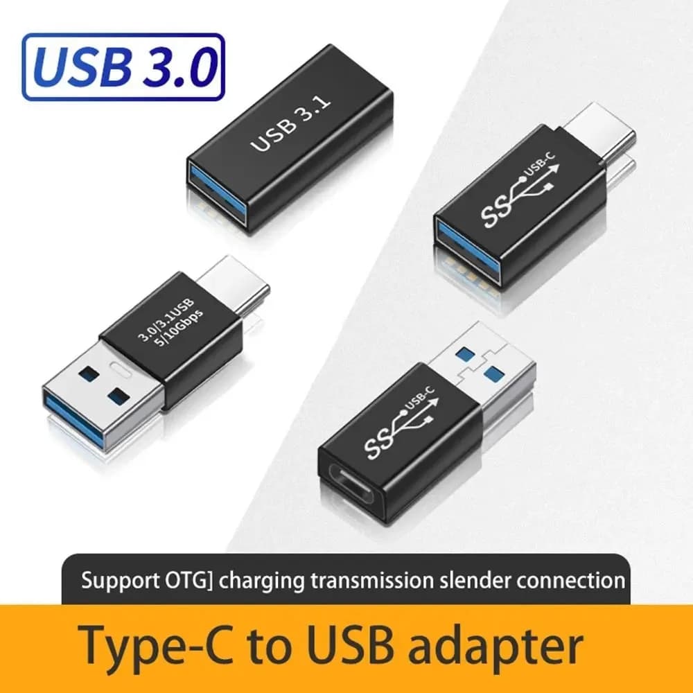 USB 3.0 Connector USB To USB Adapter 5Gbps Gen1 Male to Male Female USB Converter SSD HDD Cable Extender USB 3.0 Extension Plug