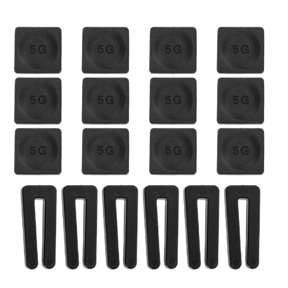 6 Set Ceiling Fan Clip Blades for Weight Kit Self Adhesive Weights Metal Accessories Balancing Black