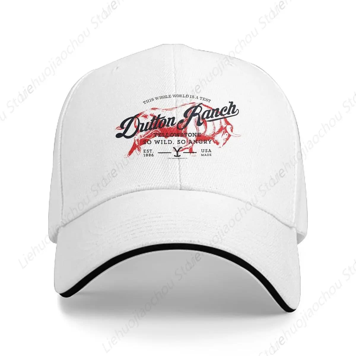 Summer Cap Sun Visor So Wild So Angry Dutton Ranch Hip Hop Yellowstones Dutton Ranch Peaked Hats