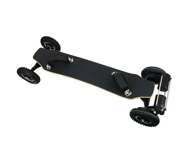 Off-Road 9 Inch Electric Skateboard Dual Motor 1650W 36V All Terrain 4 Wheel PU Tires Unisex 10ah Battery Aluminum Alloy