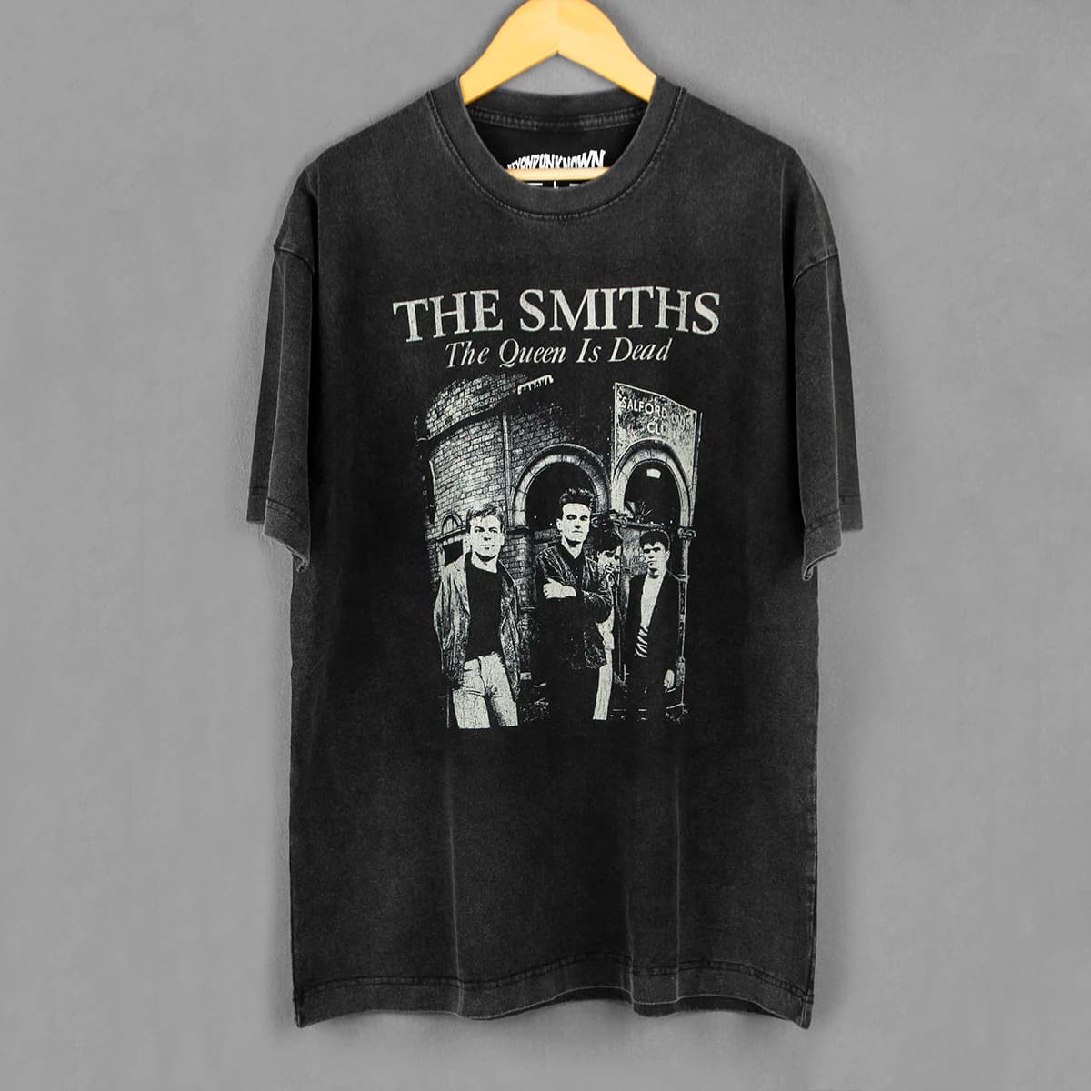 The Smiths T-Shirt The Queen Is Dead Post-Punk Band The Stone Roses Joy Division Black Retro Cotton Summer Print Tee Shirt