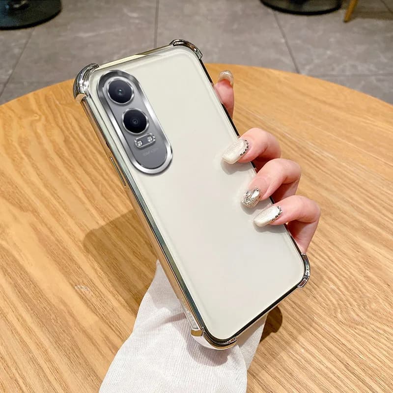 For OnePlus Nord CE4 Lite Case 1+Nord CE4 Lite Cover Nord CE4 Lite Phone Case Bumper Shockproof Protect Cover Clear electroplate