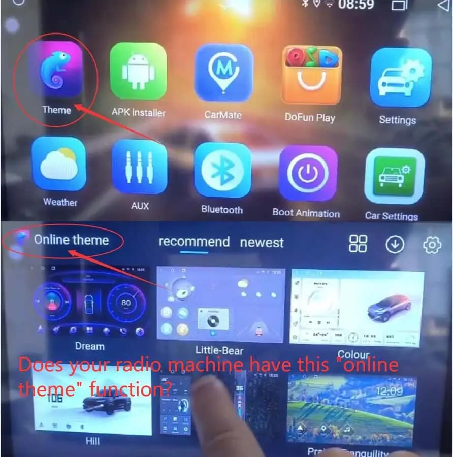 UI Code Active for WITSON Soft Radio Machine Car Radio Online Theme Function , More than 150 Types UI, Works 15 monthes