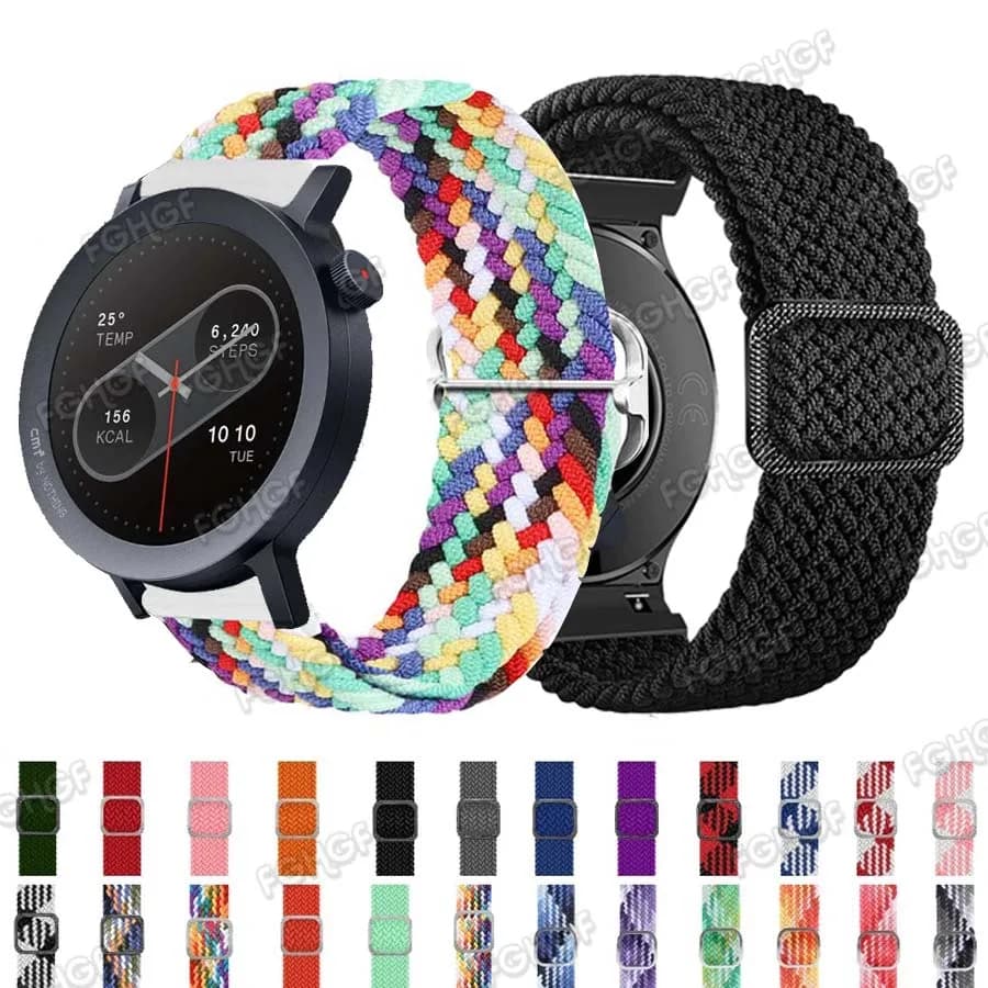 Braided Loop Band For CMF Watch Pro 2 Strap Nylon Replaced Wristband Correa For CMF by Nothing Watch Pro 2 Bracelet Accessories