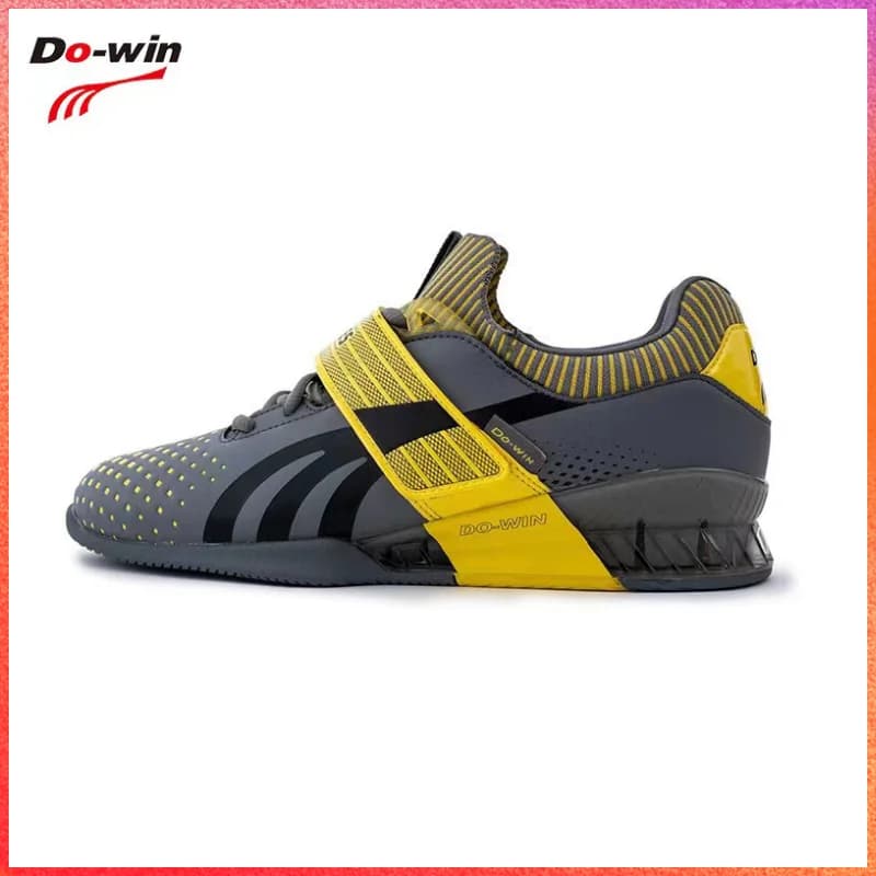 Do-Win Men Women Pro Weight Lifting Boots Size 36-48 Indoor Comfort Deep Squat Training Shoes Fitness Hard Pull Shoes