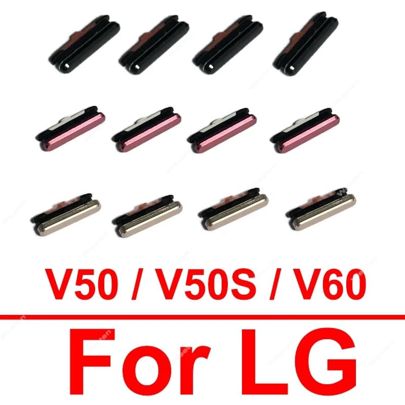 4PCS/lot For LG V50 V50S V60 Power Volume Side Buttons On Off Power Volume Small Side Keys Parts