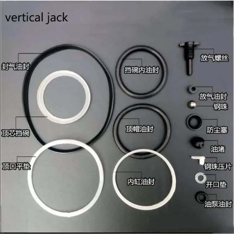 Vertical Jack Repair Kit Accessories Oil Seal Seal Ring Oil Plug Dust-Proof Horizontal Hydraulic Jack Repair Kit