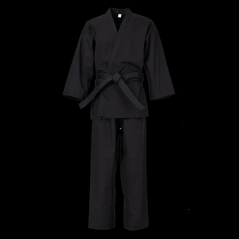 2024 Karate Uniform for Kids and Adults Student Karate Gi Martial Arts Uniform Free Belt  Judo Gi Black White