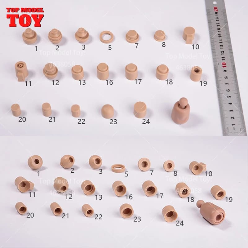 1/6 Scale Soldier Neck Head Sculpt Connector Joint Body Replaceable Accessory Fit 12'' Soldier Action Figure Body Dolls Model