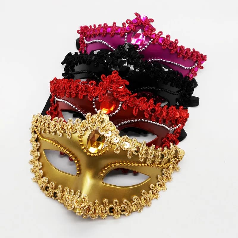 Masquerade Carnival Party Masks Cosplay Anime Venetian Eyes Mask Cosplay Prom Props Nightclub Face Mask Costume For Women Men