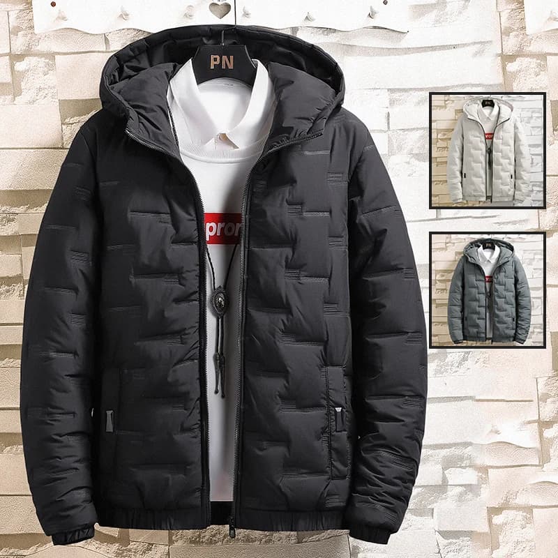 2024 Casual Autumn Winter Jacket Men Bomber Jacket Thicken Men Fashion Clothing Streetwear Cotton Padded Jacket Slim Fit Coat