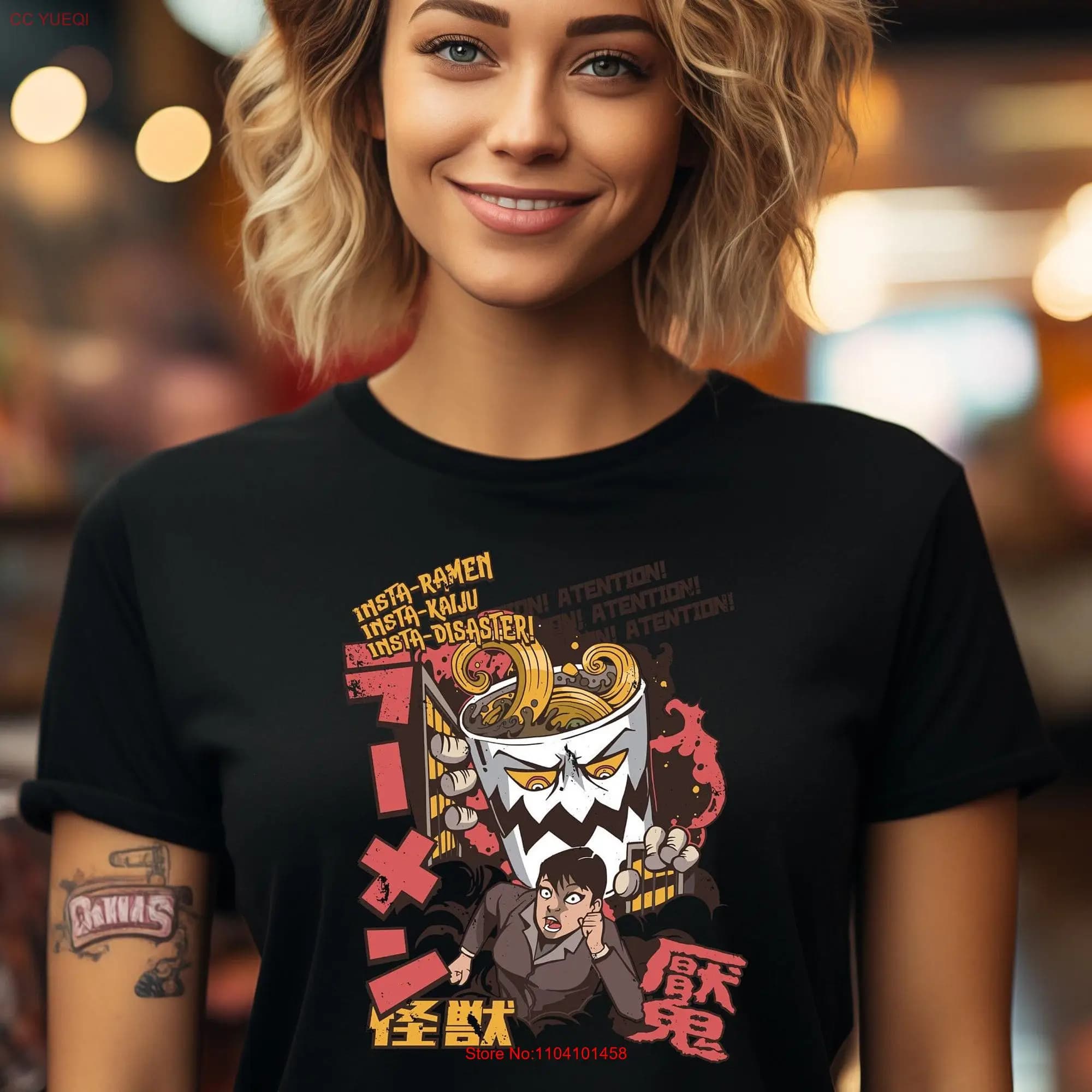 Funny Ramen T shirt Bella Canvas 3001 Girl Who Loves Boy long or short sleeves