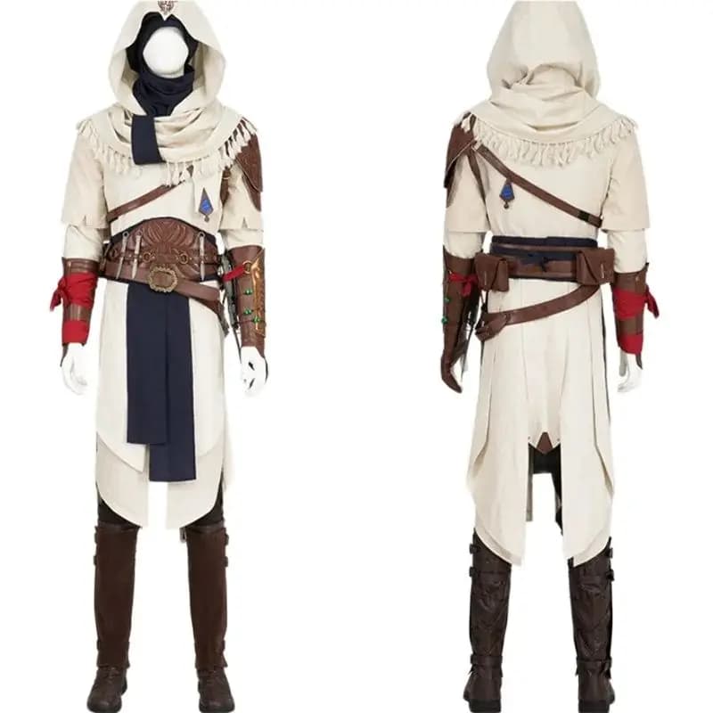 Game Basim Cosplay Costume Adult Men Battle Suit  Halloween Party  Outfit