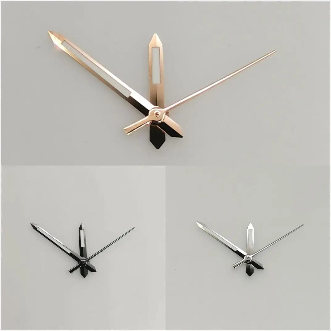 New Watch Hands Green Luminous Fit Miyota 8215 8200 8205 Mingzhu 2813 NH35 NH36 Automatic Movement