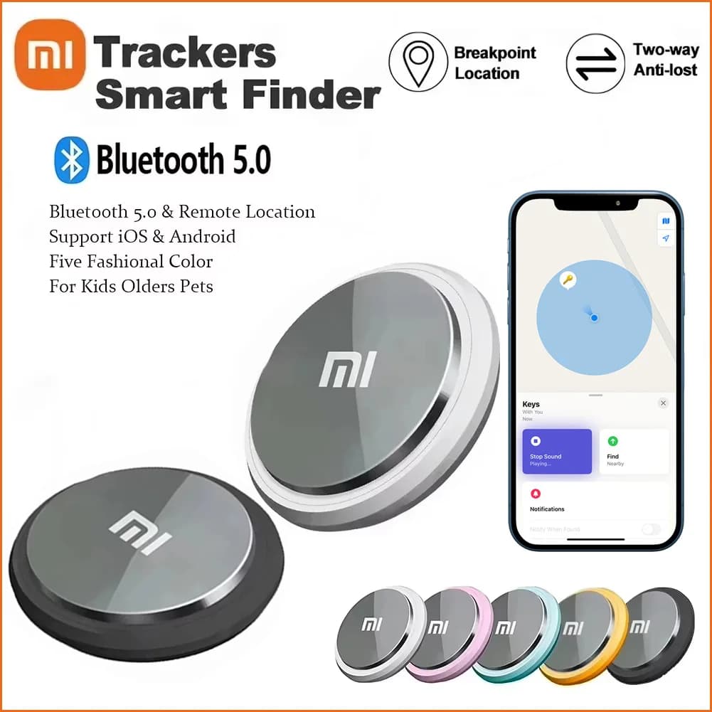 XIAOMI MIJIA  Mini Tracker GPS Portable Smart Bluetooth Anti-Lost Reminder Device Pets Bag Wallet Tracking Locator 2025