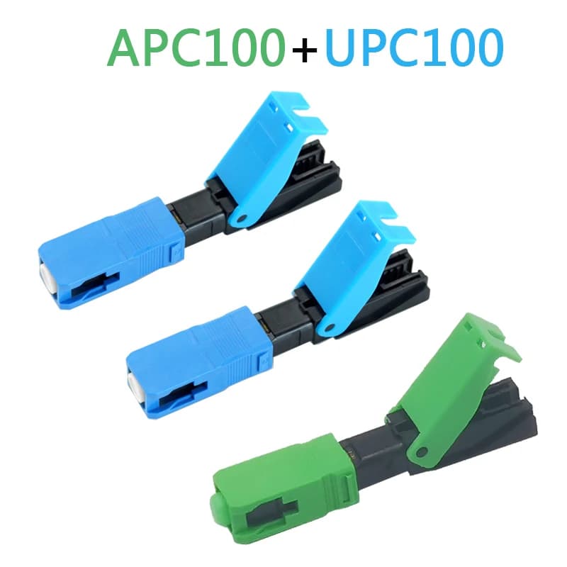 FTTH SC UPC Optical fibe quick connector SC FTTH Fiber Optic Fast Connector Embedded High Quality SC APC