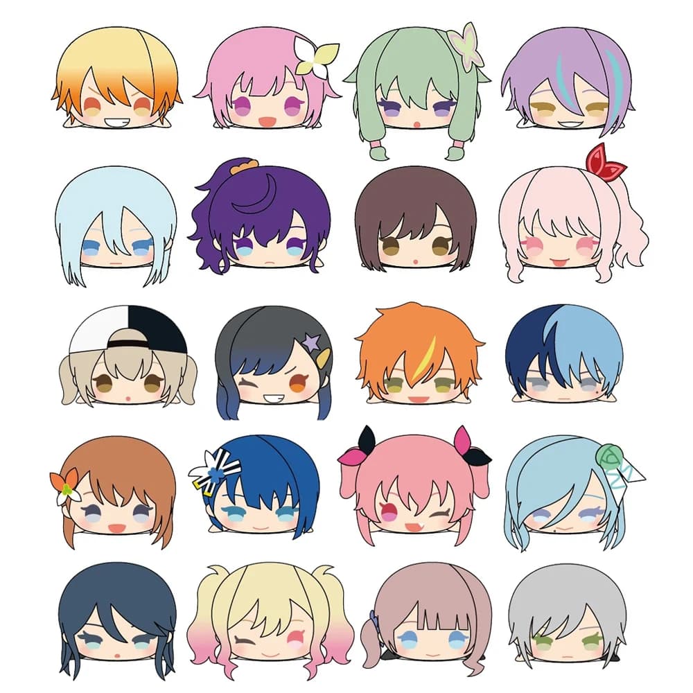 Stuffed Geunine Mochi Mascot PROJECT SEKAI Game Wonderlands×Showtime Nightcord Vivid BAD SQUAD Leo/Need MORE JUMP Keychain