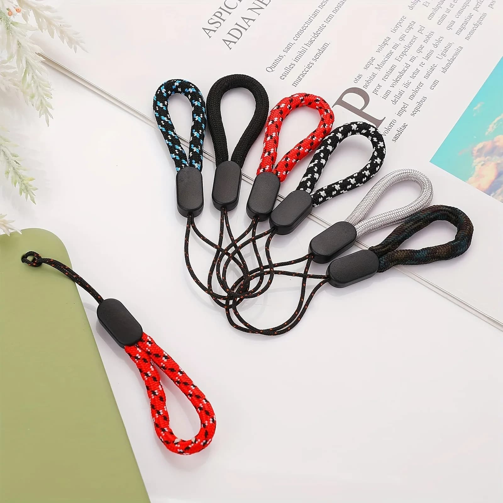 3/5pcs Mobile Phone Strap Short Lanyard for iPhone Cellphone Hold Lanyards Wear-resistant for Keys ID card Strap Handheld Rope
