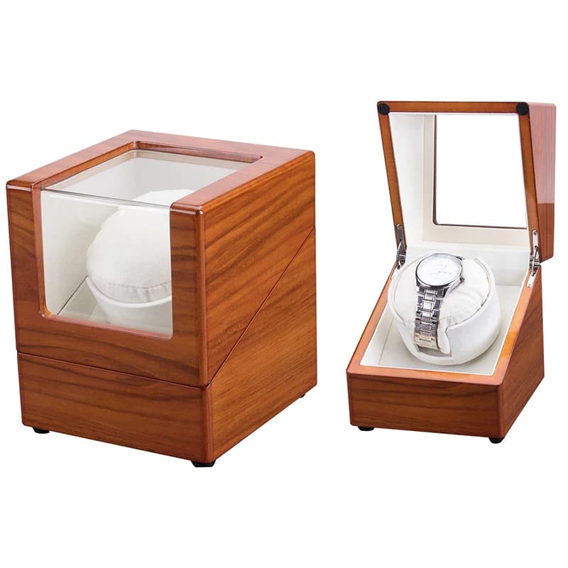 Wood High-Gloss Paint Electric Shaking Watch Mechanical Watch Automatic Winding Noiseless  Transducer Automatic Watch Winder