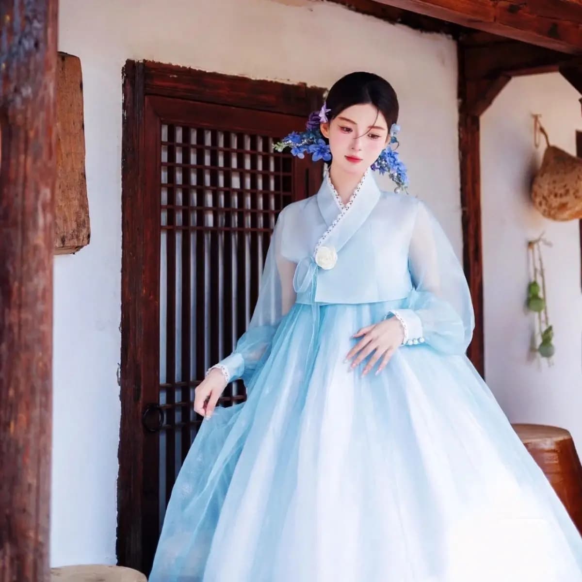 Korean Hanbok Dress for Women Ancient Traditional Stage Dance Costume Lady Palace Korea Wedding National Dance Clothes