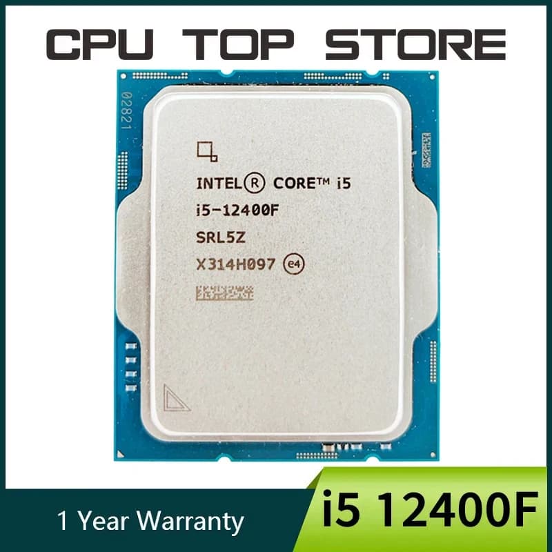 Intel core i5 12400F 2.5GHz 6-Core 12-Thread CPU Processor 65W LGA 1700 No cooler Not brand new