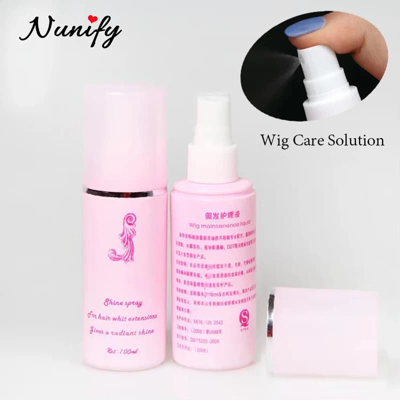 Choice Top Hair Care Spray For Wigs Anti Frizzy Smooth Oil Wig Care For Women Hair Wig Toupee Conditioner Wig Accessories