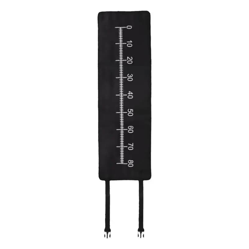 Fish Cleaning Board Precise Non-Slip Fish Measuring Mat Wear-resistant Fish Cutting Mat Black Fish Measure Board For Measuring