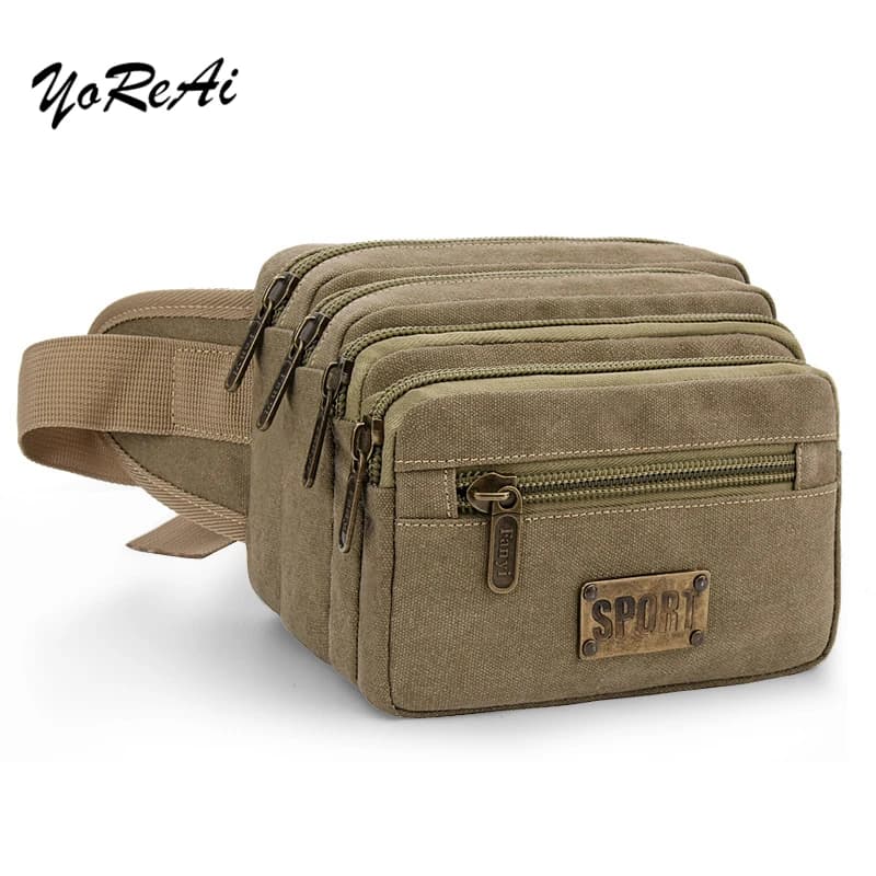 Large Capacity Waist Bags Mobile Phone Pockets Cashier Bag Fashion Shoulder Bag Breathable Crossbody Bags Outdoor Running Bag