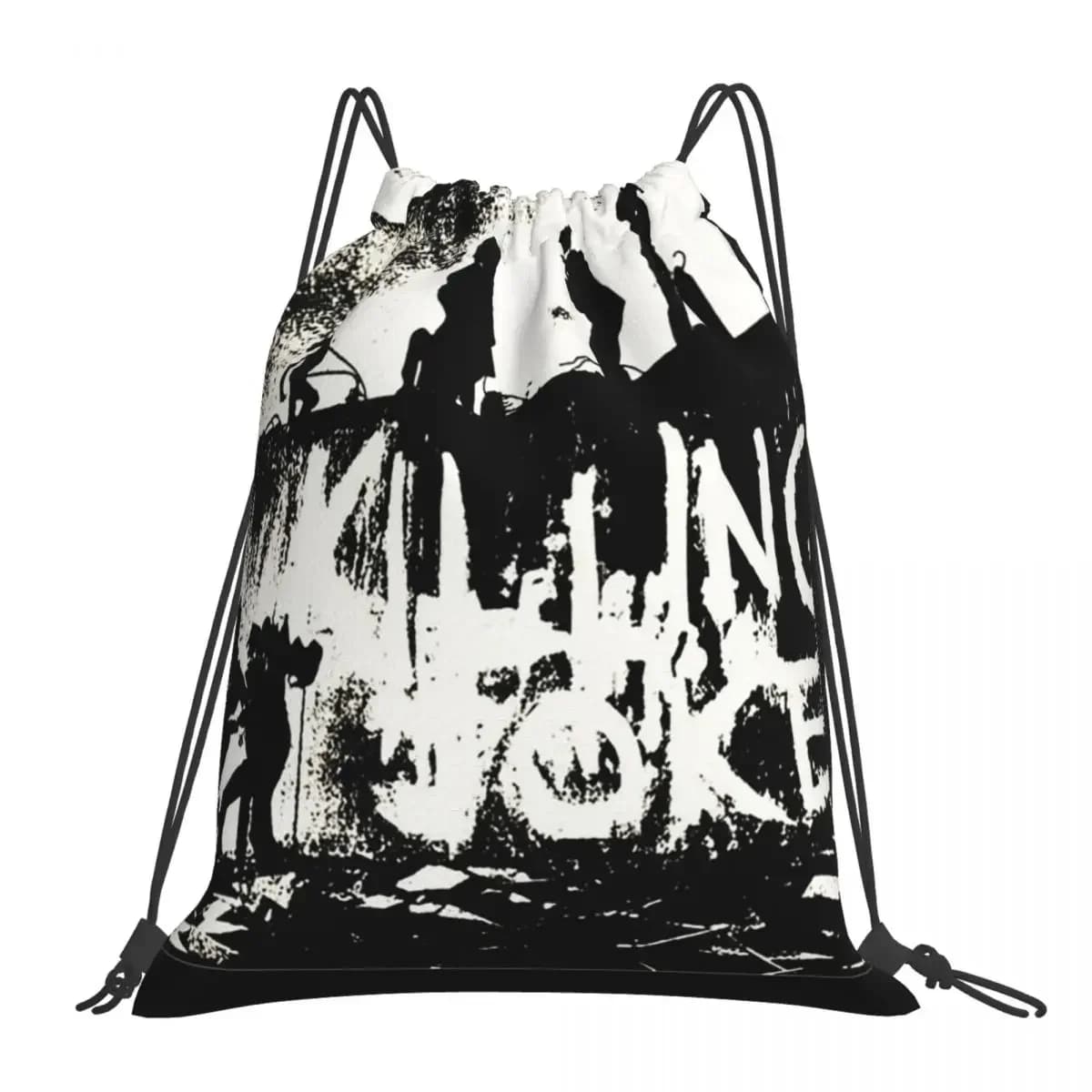 Killing Joke Best Of English Rock Band Backpacks Drawstring Bags Drawstring Bundle Pocket Sports Bag BookBag Man Woman School