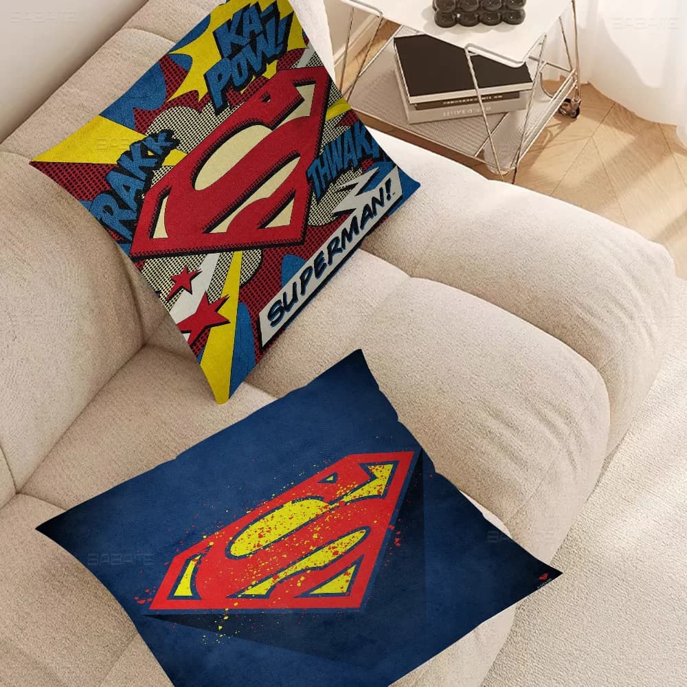 S-Sup-ermanes Stitch Lucky Dragon Pillow Cover Sofa Cushion Cover Home Room Decoration Children Gift