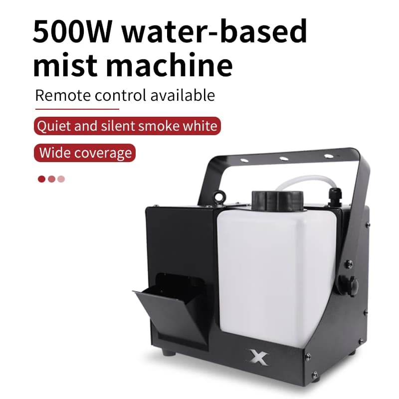 DMX Smoke machine 500w Haze Machine  Stage DJ Wedding Film Crew Forest Mist Effect Fogger Using Atomizing Liquid