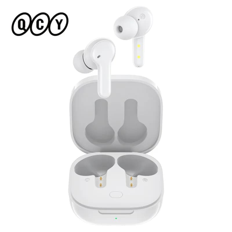 QCY T13 ANC Earphone Bluetooth 5.3 Active Noise Cancellation -28dB Wireless Headphone Fast Charge Earbuds 0.068' Low Latency