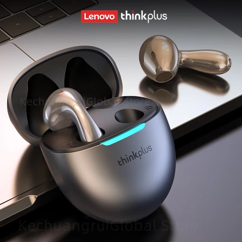 2025 Original Lenovo LP48 TWS Earphone Wireless Bluetooth 5.4 Headset Half In Ear Noise Reduction Free EarBuds For Huawei iPhone