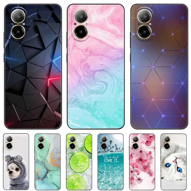 Case For Realme C67 4G Case Cool Silicone Protective Cover for Realme C67 4G RMX3890 Bumper Fundas Coque RealmeC67 C 67 Shell