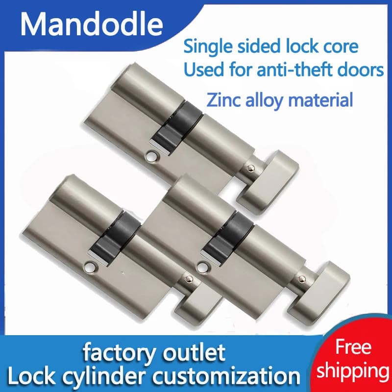 Replacement of lock cylinder for home interior anti-theft doors Keyed door lock Zinc alloy copper alloy 60mm 70mm 80mm