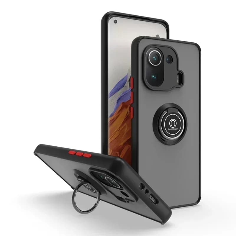 360 Rotation Bracket Case Cover for Xiaomi Mi 11 Pro Vehicle Magnetic Case for Xiaomi 11 11 Lite Cellphone Xiaomi 12 12 Lite 12X